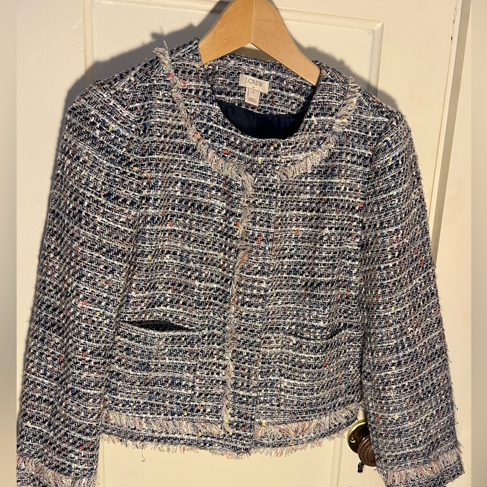 JCrew tweed lady jacket